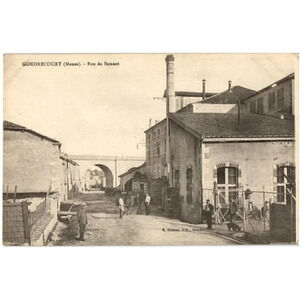 1918- GONDRECOURT (Meuse) Rue de Bonnet Postcard